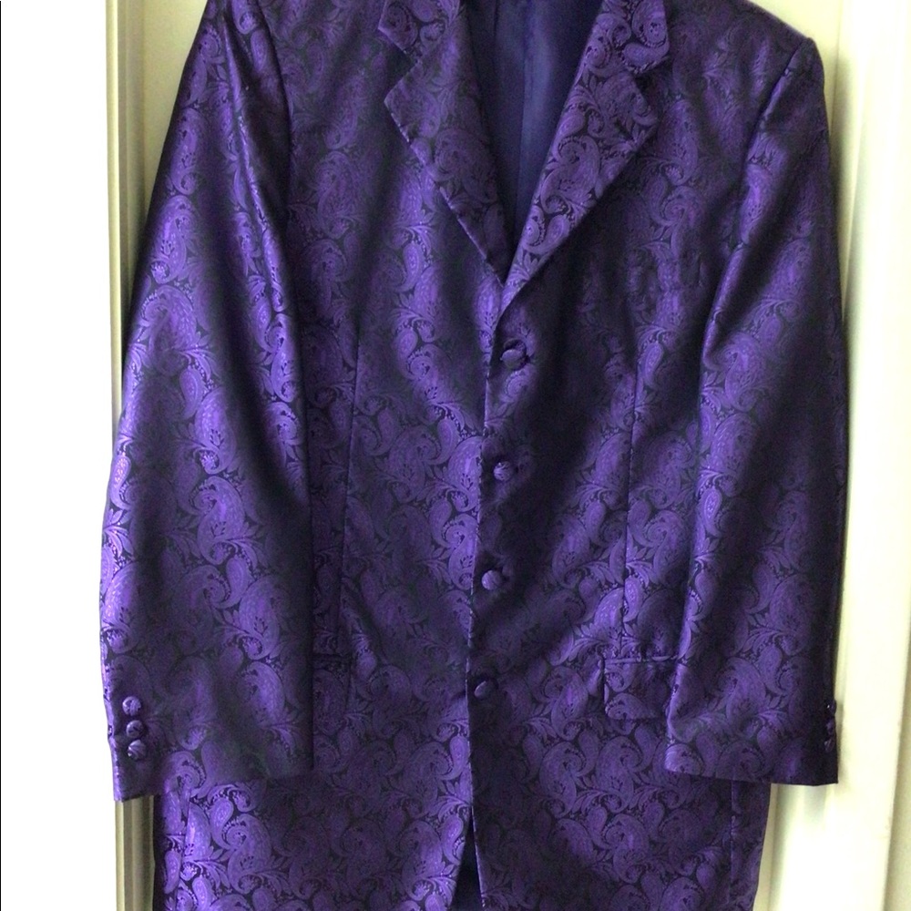 Tessori purple mens dinner/evening Jacket